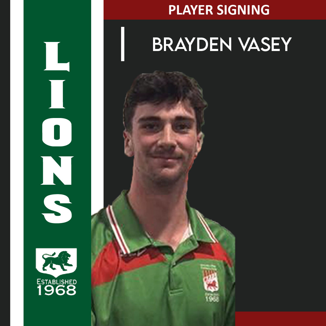 Brayden Vasey - Player Signing